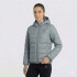 CAMPERA GD WMN C/CAP GRIS TURB