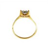 Anillo Solitario-Oro bajo-Piedra zirconia-AN8057 conpiedra
