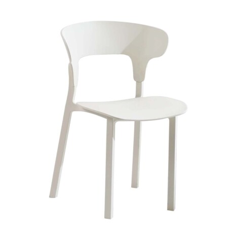 SILLA DE COMEDOR POLIPROPILENO BLANCO NÓRDICA