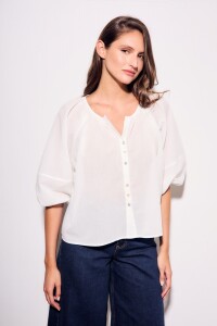 Blusa Algodón Crudo