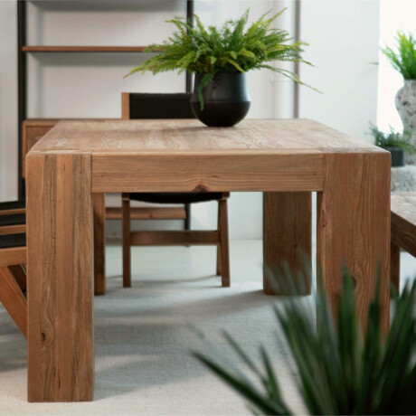 MESA MADERA MACIZA COMEDOR LÍNEA RÚSTICA MESA MADERA MACIZA COMEDOR LÍNEA RÚSTICA