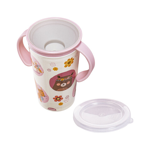 Vaso Mágico Entrenador Antiderrame 280 ml BICHITOS