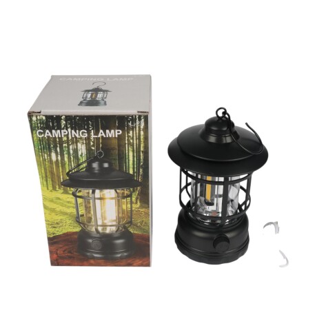 LÁMPARA LED FAROL DE CAMPING 19CM CON DIMMER CARGA USB LÁMPARA LED FAROL DE CAMPING 19CM CON DIMMER CARGA USB