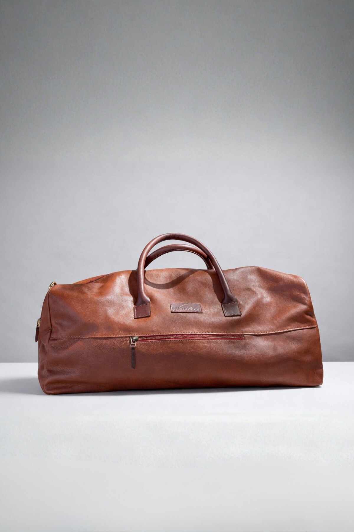 Weekender Bag Camel Red Zip