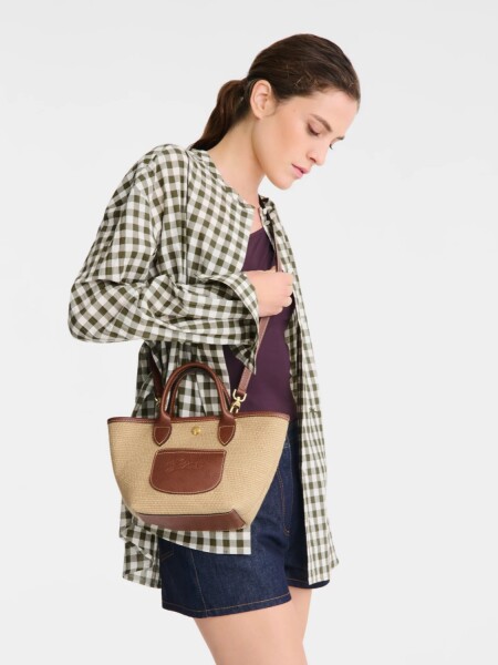 LONGCHAMP - LE PANIER PLIAGE, CARTERA BASKET S Blanco