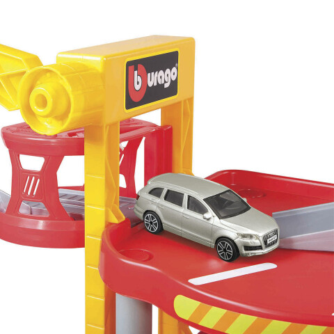 Bburago Pista de Auto con Parking con Vehículos U