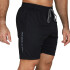 SHORT MEN POLY EVERLAST CITY II 7" BK M6 NEGRO