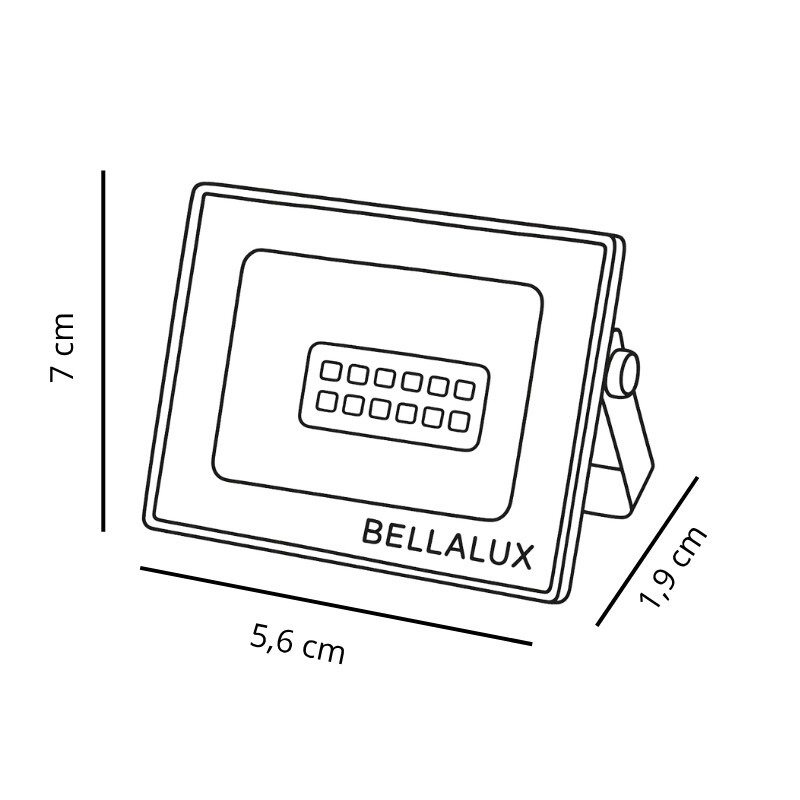 FOCO LED BELLALUX Foco LED BELLALUX G6 10W Luz Fría