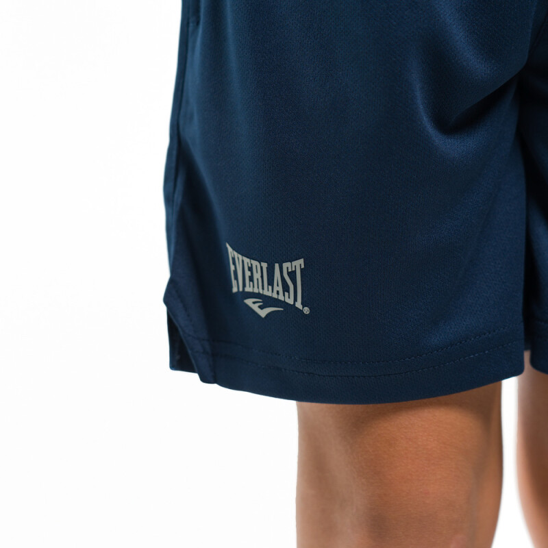 SHORT BOYS POLY LOGO-NA AZUL NAVI