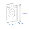 LAVARROPA JAMES LR 1016 BLANCO 10.5Kg Inverter N/A