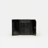 Billetera P&P en efecto cuero Negro