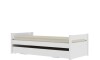 Cama Marinera Doublé 1 Plaza Madera Maciza - Linea Funcional Blanco