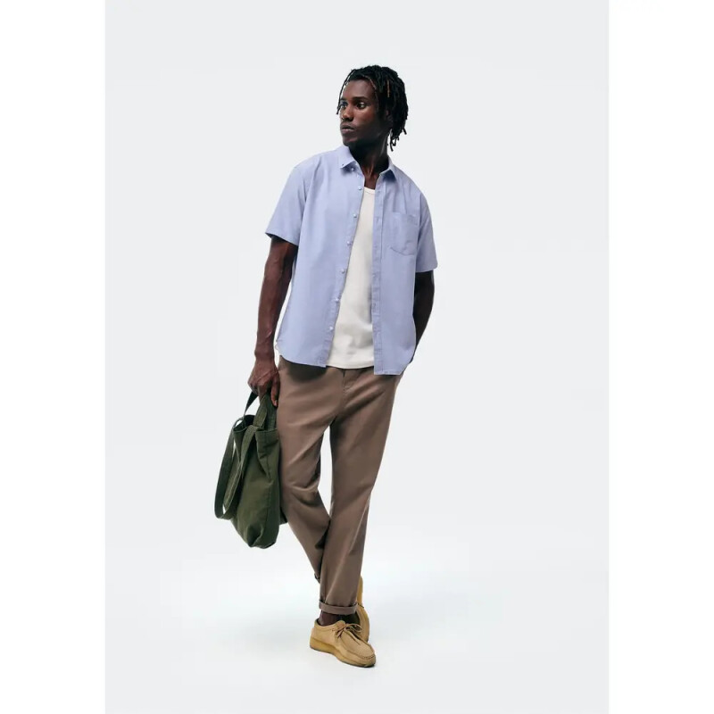 CAMISA MM MASC AZUL CLARO