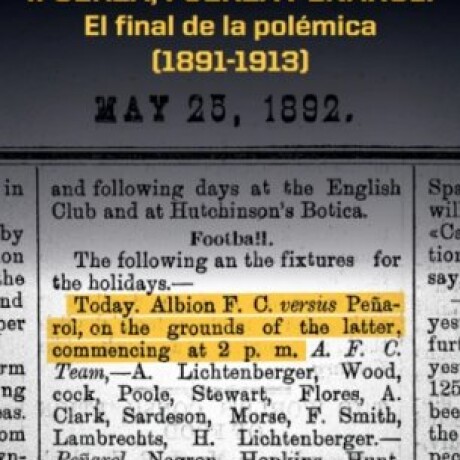 FUERZA FUERZA PEÑAROL EL FINAL DE LA POLEMICA (1891-1913) FUERZA FUERZA PEÑAROL EL FINAL DE LA POLEMICA (1891-1913)