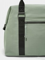 Bolso De Fin De Semana De Nylon verde