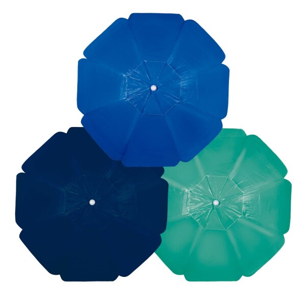 SOMBRILLA BAGUM 1.80 M - CON EXHIBIDOR AZUL