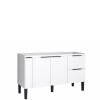 Mueble bajo mesada cocina Cisne 150cm blanco Cozimax Mueble Bajo Mesada Cocina Cisne 150cm Blanco Cozimax