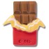 Jibbitz Chocolate Bar Multicolor