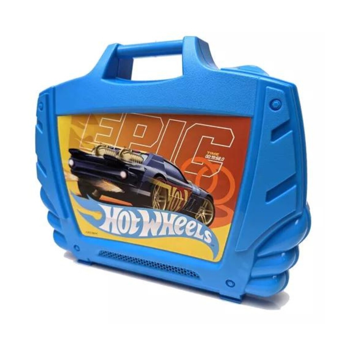 Estuche Porta Autitos Hot Wheels AZUL Universo Binario