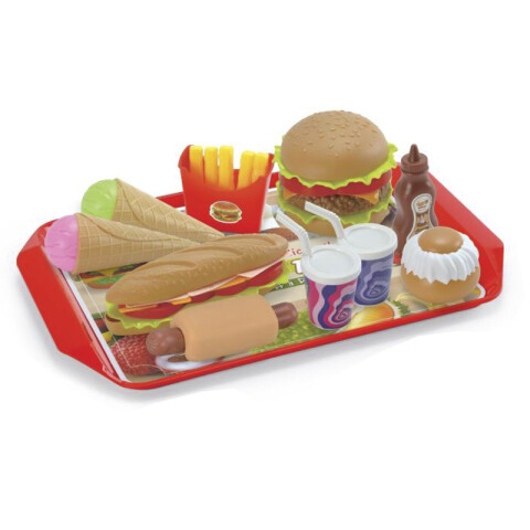 Kit Restaurante de Comida Rápida 28 Piezas U