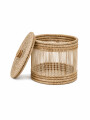 CESTA CON TAPA BEIGE
