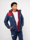 Set Parka Track Nacional Hombre Azul Marino, Beige, ordeaux