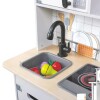 Cocina Hape con Luz y Sonido - gris - con microondas Cocina Hape con Luz y Sonido - gris - con microondas