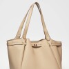 Bolso Marble en efecto cuero graneado Vison