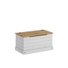 Baul Pie De Cama Linea Mexicana Madera Maciza Blanco Baul Pie De Cama Linea Mexicana Madera Maciza Blanco