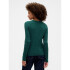 V-LS CASHSOFT CABLE CREW SWEATER JUNE BUG 2