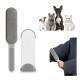Cepillo Quita Pelos Mascotas Autolimpiante Reutilizable Blanco Con Gris Cepillo Quita Pelos Mascotas Autolimpiante Reutilizable Blanco Con Gris
