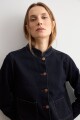 Chaqueta de jean jean oscuro