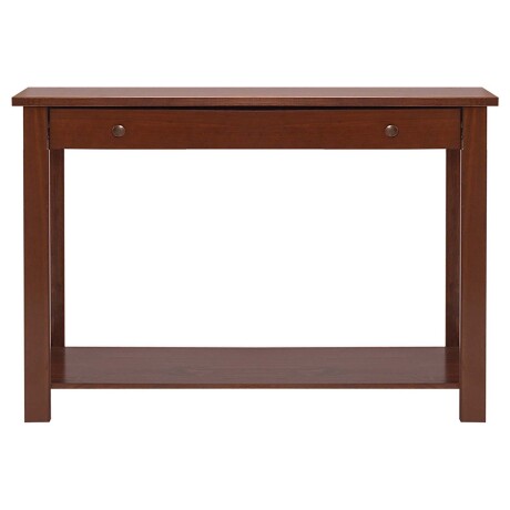 CONSOLA/MESA DE ARRIME LIVING PINO MARRON AGATA NOGAL