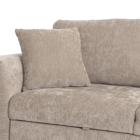 SOFÁ CAMA CHAISE/BAÚL TELA NATURAL-BEIGE BRISTOL BEIGE