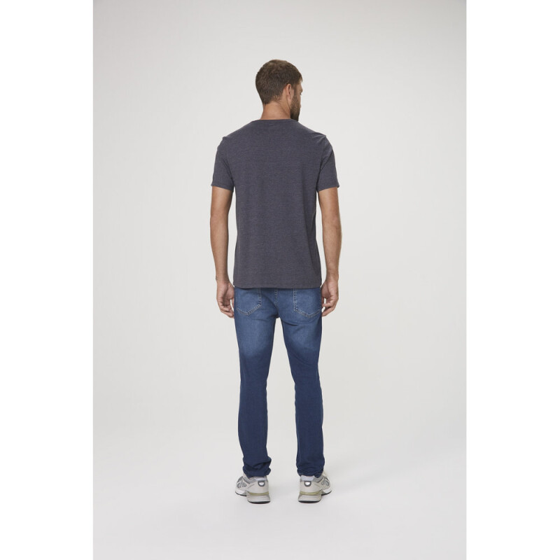 CAMISETA MM MASC PRETO MESCLA