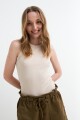 Musculosa en rib basica CRUDO