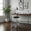 Taburete Banco Elam Eco cuero Premium Negro