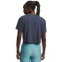 Tech Branded Crop SS-WHT GRY-044