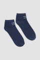 Media corta lisa individual umbro Azul