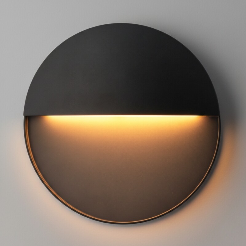 ARTEFACTO EXTERIOR DE PARED GALEANO 3W Luminaria Exterior De Pared Galeano 3W Negro