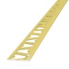 Varilla en L aluminio Oro brillo 10mm x 2,5m Varilla En L Aluminio Oro Brillo 10mm X 2,5m