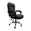 Silla Ejecutiva en cuero Lumax Modelo Miles Negro