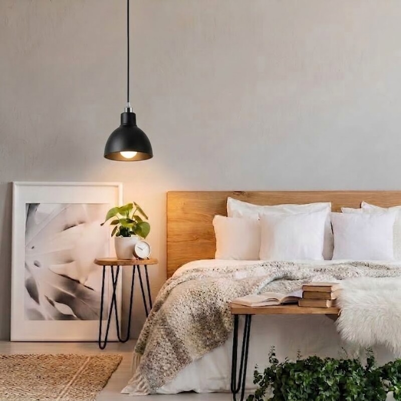 ARTEFACTO COLGANTE DECORATIVO ALPHA Lámpra Colgante Alpha Negro