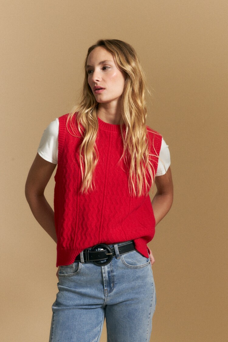CHALECO FEIRA Rojo