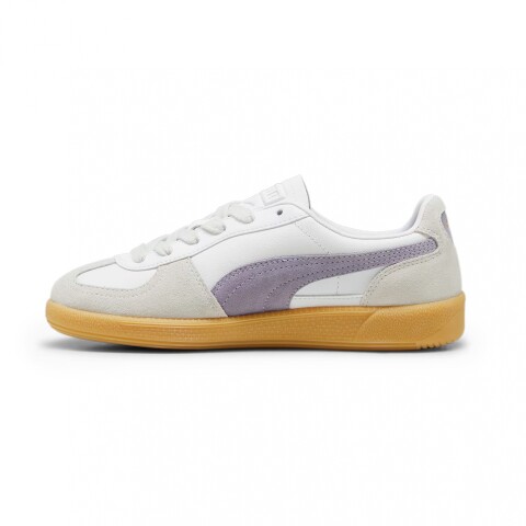 Championes Puma Palermo LTH White/lila