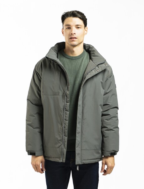 Campera Taslon Londres Gris