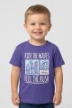 Remera m/c estampada Ride the Waves AZUL MARINO
