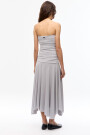 VESTIDO STRAPLESS AGNES Gris