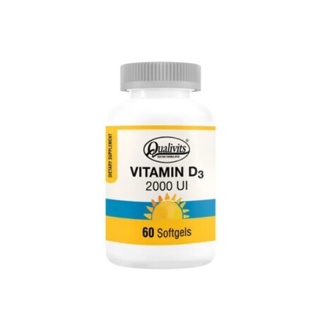 Qualivits Vitamin D3 2000 UI x60 Softgels