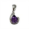 Dije Gota- Plata 925 - Zirconia Lila-CP4641 conpiedra